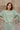 Journey Light Sage Long Sleeve Sweatshirt- close up top view