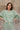 Journey Light Sage Long Sleeve Sweatshirt- close up top view