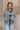 Jaclyn Navy Striped Tie-Front Sweater - front 