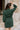 Lizzy Green Quarter-Zip Long Sleeve Mini Dress - back