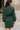 Lizzy Green Quarter-Zip Long Sleeve Mini Dress - back view