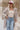 Farrah Oatmeal Knit Collared Jacket - front view (open)
