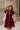 Jana Burgundy Eyelet Zip-Up Mini Dress - front
