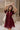 Jana Burgundy Eyelet Zip-Up Mini Dress - front