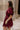 Jana Burgundy Eyelet Zip-Up Mini Dress - side