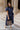 Lara Navy Short Sleeve Midi Dress - full body front view