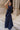 Lara Navy Short Sleeve Midi Dress - side view