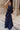 Lara Navy Short Sleeve Midi Dress - side view