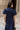 Lara Navy Short Sleeve Midi Dress - close back view