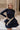 Bianca Navy Tiered Long Sleeve Mini Dress - front view with belt