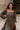 Lenora Olive Tiered Long Sleeve Midi Dress - upper body front view