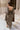 Lenora Olive Tiered Long Sleeve Midi Dress - full body back view