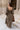 Lenora Olive Tiered Long Sleeve Midi Dress - full back view