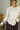Becky Beige Thermal Colorblock Top - close up front view