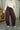 Gaby Dark Purple Barrel Leg Pants - front view