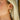 Kourtney Gold Double Hoop Earrings - close up