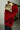 Lizzie Red Sherpa Zip-Up Jacket - side