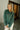 Lenna Green Quarter-Button Pullover - front view
