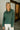 Lenna Green Quarter-Button Pullover - front
