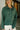 Lenna Green Quarter-Button Pullover - close front view