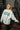 Senior '27 Grey & Green Reversible Mock Neck Sweatshirt- frontal side view