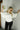 Francesca Ivory Dolman Sleeve Top - front view