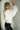 Francesca Ivory Dolman Sleeve Top - side view