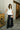 Valeria Black Wide Leg Pants - full body front view