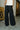 Valeria Black Wide Leg Pants - back view
