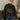 Darby Brown Faux Leather Trench Coat - Front view