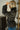 Darby Brown Faux Leather Trench Coat - Arm up side view