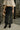 Anya Black Satin Midi Skirt - lower body front 