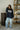 Senior 27' Navy Reversible Mock Neck Sweatshirt - Full body front