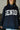Senior 27' Navy Reversible Mock Neck Sweatshirt - Close up front