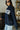 Senior 27' Navy Reversible Mock Neck Sweatshirt - Side and front view 