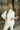 Teagan Cream Ribbed Poncho Sweater - View of front