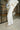 Teagan Cream Ribbed Knit Pants - side view 