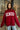Senior 27' Burgundy Reversible Mock Neck Sweatshirt - Front view 