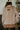 Aubree Brown Striped Knit Top - view of back