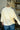 Misha Yellow Striped Sleeve Sweater - back