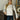 Brea Cream Crewneck Sweater - front view