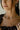 Clara Gold Dipped Rhinestone Necklace - close up view
