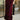 Leilani Burgundy Satin & Lace Midi Skirt - Front view