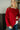 Carter Red Pocket Sweater -  close front view