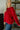 Carter Red Pocket Sweater -  frontal side view