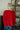Carter Red Pocket Sweater -  back view