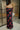 Elowen Black & Red Mesh Floral Maxi Dress - Back View