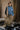 Landry High Collar Denim Jacket - full body front view