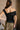 Auden Black Asymmetric Off-The-Shoulder Top - Back view 