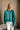 Love Like Jesus Green Cropped Sweatshirt - front view
